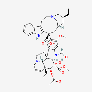 molecular formula C46H56N4O9 B1260464 Vinepidine CAS No. 68170-69-4