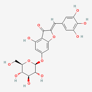 molecular formula C21H20O12 B1260474 bracteatin 6-O-beta-glucoside 
