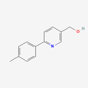 molecular formula C13H13NO B12604754 (6-P-Tolylpyridin-3-YL)methanol 