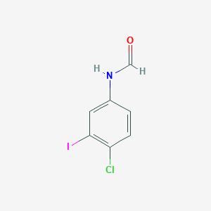 molecular formula C7H5ClINO B12604761 N-(4-Chloro-3-iodophenyl)formamide CAS No. 647025-64-7