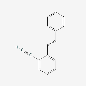 molecular formula C16H12 B12604834 1-Ethynyl-2-(2-phenylethenyl)benzene CAS No. 648933-19-1