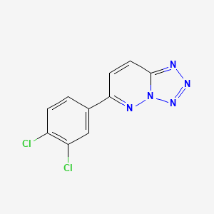 molecular formula C10H5Cl2N5 B12604875 6-(3,4-Dichlorophenyl)tetrazolo[1,5-b]pyridazine CAS No. 650635-02-2