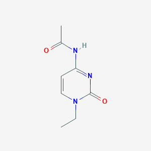 molecular formula C8H11N3O2 B12604909 N-(1-Ethyl-2-oxo-1,2-dihydro-4-pyrimidinyl)acetamide 