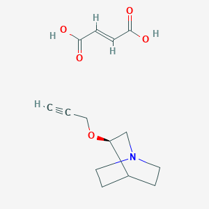 molecular formula C14H19NO5 B126050 Talsaclidine fumarate CAS No. 147025-54-5