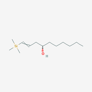 molecular formula C13H28OSi B12605073 (4S)-1-(Trimethylsilyl)dec-1-en-4-ol CAS No. 648918-27-8