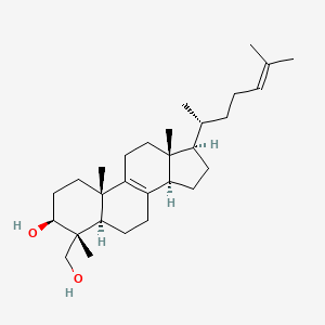 4alpha-Hydroxymethyl-4beta-methyl-5alpha-cholesta-8,24-dien-3beta-ol