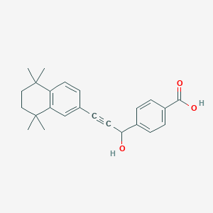 4-[1-Hydroxy-3-(5,6,7,8-tetrahydro-5,5,8,8-tetramethyl-2-naphthyl)-2-propynyl]benzoic acid
