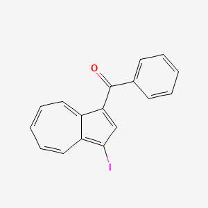 molecular formula C17H11IO B12605151 (3-Iodoazulen-1-yl)(phenyl)methanone CAS No. 916584-39-9