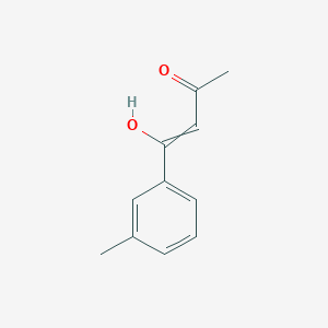 molecular formula C11H12O2 B12605156 4-Hydroxy-4-(3-methylphenyl)but-3-en-2-one CAS No. 648415-83-2