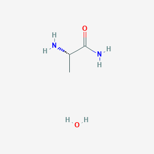 molecular formula C3H10N2O2 B12605190 Alaninamide water CAS No. 875783-56-5