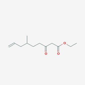 molecular formula C12H20O3 B12605212 Ethyl 6-methyl-3-oxonon-8-enoate CAS No. 918150-73-9