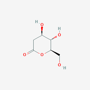 molecular formula C6H10O5 B1260527 2-deoxy-D-glucono-1,5-lactone 