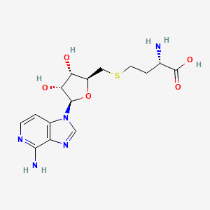 molecular formula C15H21N5O5S B1260528 S-(3-Deazaadenosyl)homocysteine 