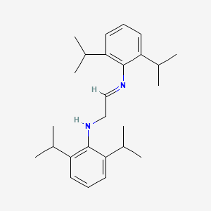 molecular formula C26H38N2 B12605350 N-[(2E)-2-{[2,6-Di(propan-2-yl)phenyl]imino}ethyl]-2,6-di(propan-2-yl)aniline CAS No. 881192-97-8
