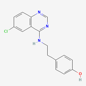 4-(2-(6-Chloroquinazolin-4-ylamino)ethyl)phenol