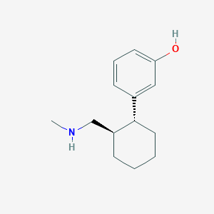 molecular formula C14H21NO B12605506 Phenol, 3-[(1R,2R)-2-[(methylamino)methyl]cyclohexyl]- CAS No. 651312-63-9