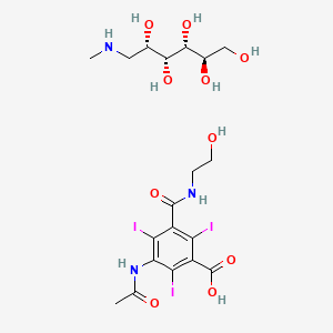 molecular formula C19H28I3N3O10 B1260551 Meglumine ioxithalamate CAS No. 29288-99-1