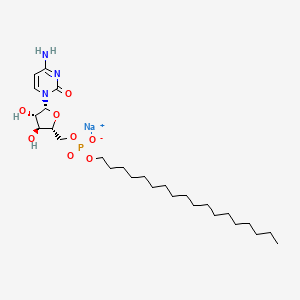 molecular formula C27H49N3NaO8P B1260552 Fosteabine sodium CAS No. 65093-40-5