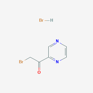 2-Bromo-1-(pyrazin-2-yl)ethanone Hydrobromide