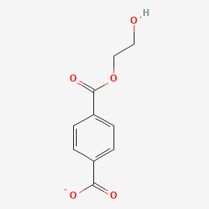 molecular formula C10H9O5- B1260561 4-[(2-Hydroxyethoxy)carbonyl]benzoate 