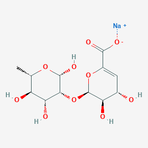 molecular formula C12H17NaO10 B1260563 Lepidimoide 