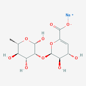 Sodium 2-O-L-rhamnopyranosyl-4-deoxy-alpha-L-threo-hex-4-eno-pyranosiduronate