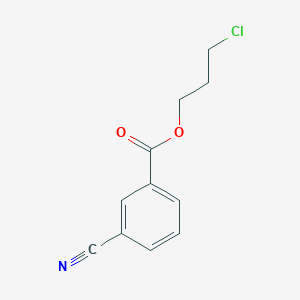 molecular formula C11H10ClNO2 B12605631 3-Chloropropyl 3-cyanobenzoate CAS No. 910452-18-5