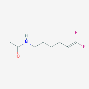 molecular formula C8H13F2NO B12605665 N-(6,6-Difluorohex-5-EN-1-YL)acetamide CAS No. 877395-28-3