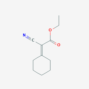 molecular formula C11H15NO2 B126059 Ethyl 2-cyano-2-cyclohexylideneacetate CAS No. 6802-76-2