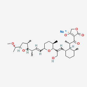 molecular formula C35H53NaO8 B1260596 Tetronasin Sodium CAS No. 75139-05-8