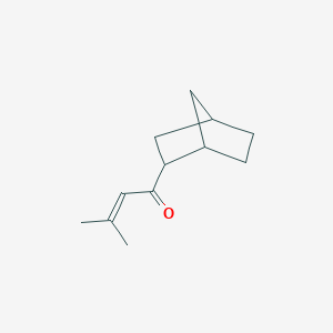 molecular formula C12H18O B12605992 1-(Bicyclo[2.2.1]heptan-2-yl)-3-methylbut-2-en-1-one CAS No. 917906-14-0