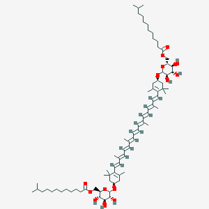 molecular formula C78H124O14 B1260601 Thermobiszeaxanthin-13-13 