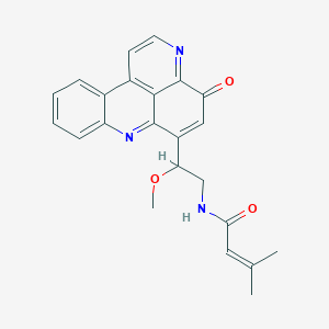 molecular formula C23H21N3O3 B1260616 cystodytin F 