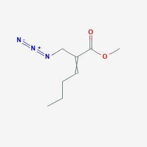 molecular formula C8H13N3O2 B12606239 Methyl 2-(azidomethyl)hex-2-enoate CAS No. 918156-00-0