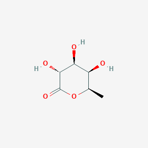 molecular formula C6H10O5 B1260630 6-deoxy-D-galactono-1,5-lactone 