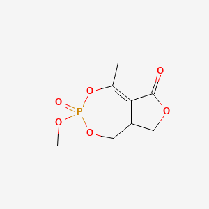 3-methoxy-5-methyl-3-oxo-8,8a-dihydro-1H-furo[3,4-e][1,3,2]dioxaphosphepin-6-one