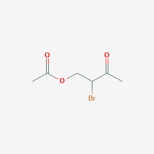 molecular formula C6H9BrO3 B12606392 (2-Bromo-3-oxobutyl) acetate CAS No. 648432-78-4