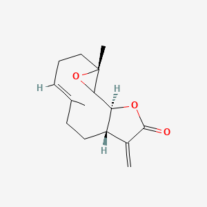 (1S,4R,7E,11S)-4,8-dimethyl-12-methylidene-3,14-dioxatricyclo[9.3.0.02,4]tetradec-7-en-13-one
