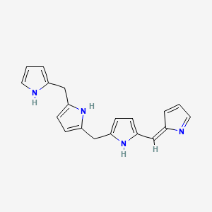 molecular formula C19H18N4 B1260641 Bilene-a 