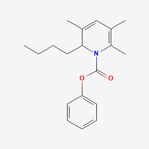 molecular formula C19H25NO2 B12606464 Phenyl 2-butyl-3,5,6-trimethylpyridine-1(2H)-carboxylate CAS No. 651053-73-5