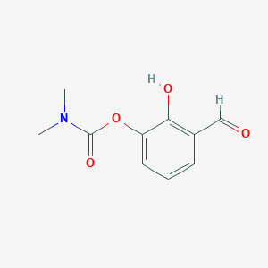 molecular formula C10H11NO4 B12606491 3-Formyl-2-hydroxyphenyl dimethylcarbamate CAS No. 649722-41-8
