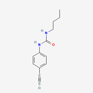 molecular formula C13H16N2O B12606512 N-Butyl-N'-(4-ethynylphenyl)urea CAS No. 917614-46-1
