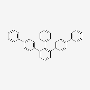 molecular formula C36H26 B12606535 2-Phenyl-1,3-bis(4-phenylphenyl)benzene CAS No. 643767-55-9