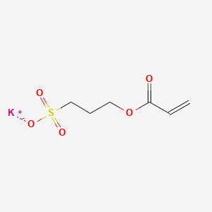 molecular formula C6H9KO5S B1260664 Potassium 3-sulphonatopropyl acrylate CAS No. 31098-20-1