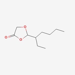 molecular formula C10H18O3 B12606689 2-(Heptan-3-yl)-1,3-dioxolan-4-one CAS No. 651291-21-3