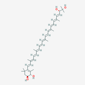 molecular formula C40H56O4 B1260674 4-Hydroxymyxol 