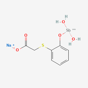 Sodium ((2-stibonophenyl)thio)acetate