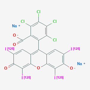 molecular formula C20H2Cl4I4Na2O5 B1260696 Robengatope I-125 (TN) 