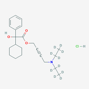 molecular formula C22H32ClNO3 B126070 Oxybutynin-d10 Hydrochloride 
