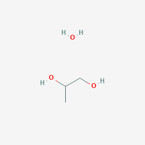 molecular formula C3H10O3 B1260707 Propylene Glycol Monohydrate 